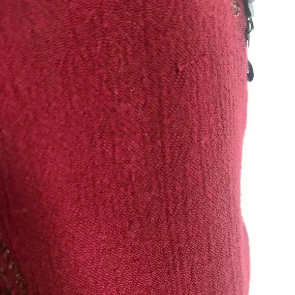 Free People Bad Girls Do it Well Rust Orange Embellished Tank Boho Chic Size XS - Picture 11 of 12